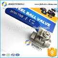 JKTL2B002 manufacture 2 piece handles ss316 1/4 inch ball valve